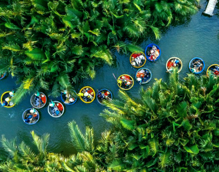 địa điểm du lịch ở đà nẵng hội an - rừng dừa bảy mẫu