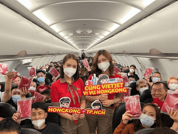 Vietjet nối lại đường bay thẳng đến Hong Kong Vietjet nối lại đường bay thẳng đến Hong Kong