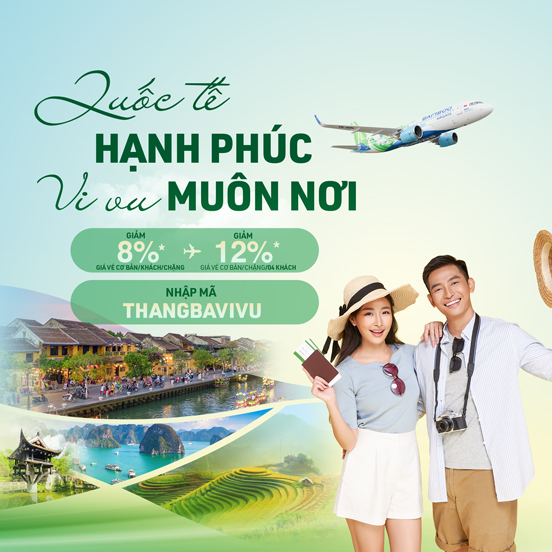 Ngày Quốc Tế Hạnh Phúc, đặt vé bay Vi Vu Muôn Nơi
