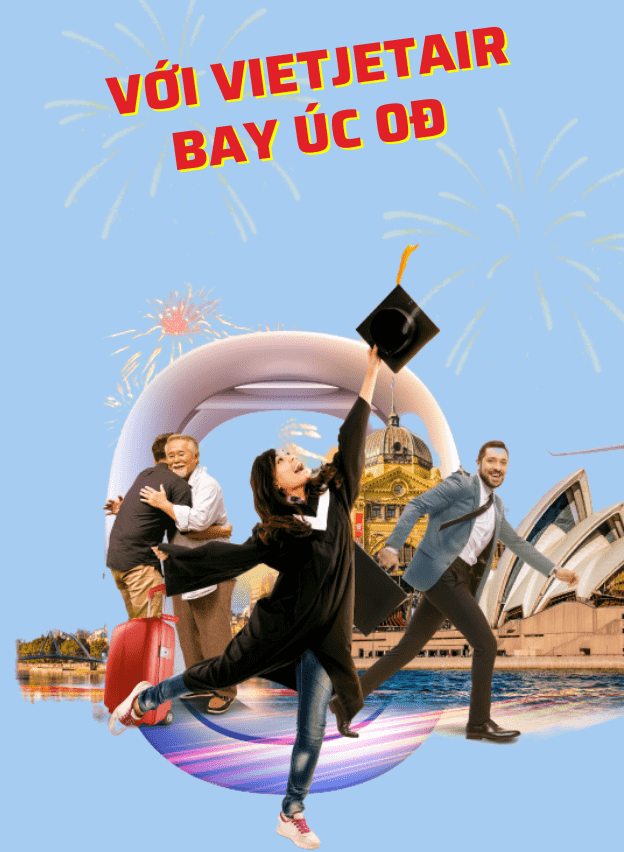 Vietjet mở bán vé 0 đồng đến Australia Vietjet mở bán vé 0 đồng đến Australia