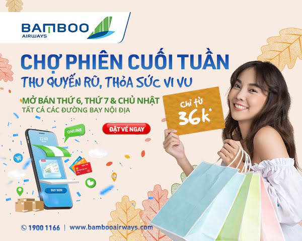 Chợ phiên cuối tuần Thu quyến rũ, thỏa sức vi vu chỉ từ 36K Chợ phiên cuối tuần Thu quyến rũ, thỏa sức vi vu chỉ từ 36K